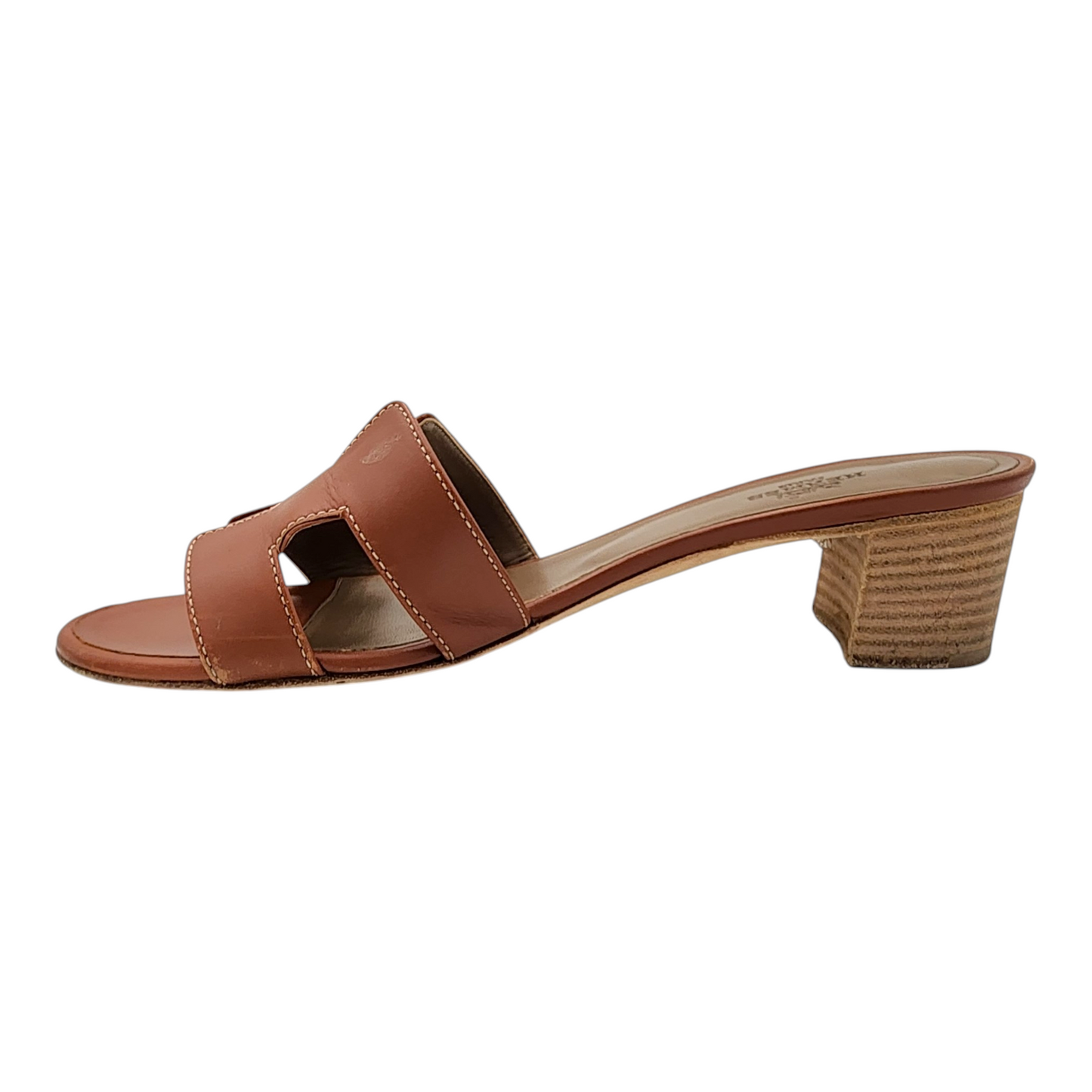 Hermès Oasis Sandals in Gold Size 38