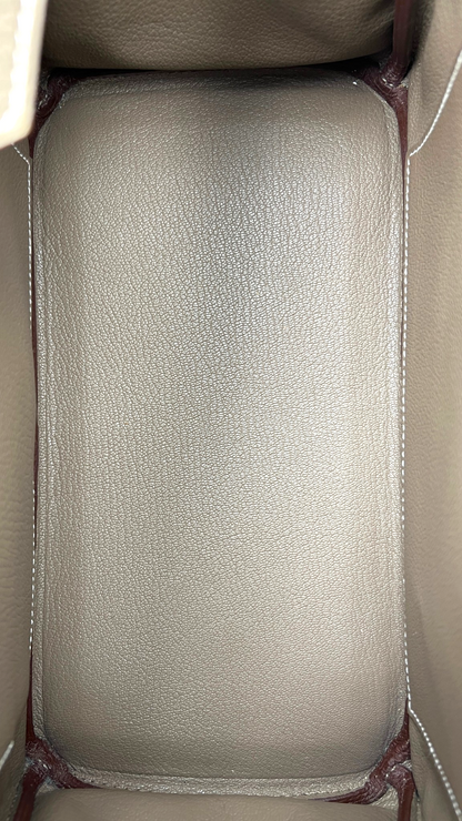 Hermès Togo Birkin 25 Retourne in Etoupe GHW