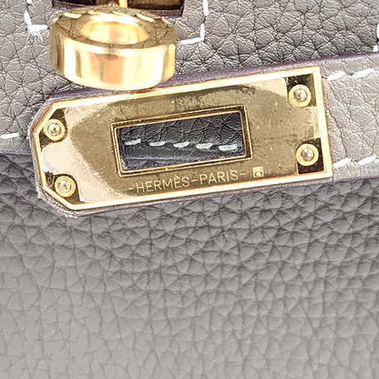 Hermès Togo Birkin 25 Retourne in Etoupe GHW