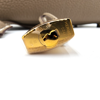 Hermès Togo Birkin 25 Retourne in Etoupe GHW