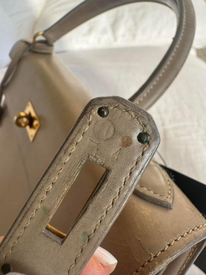 HERMES Vintage Kelly 28 Sellier