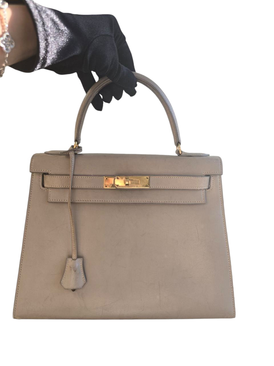 HERMES Vintage Kelly 28 Sellier