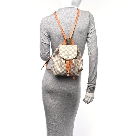 Louis Vuitton Damier Azur Canvas Sperone BB Backpack