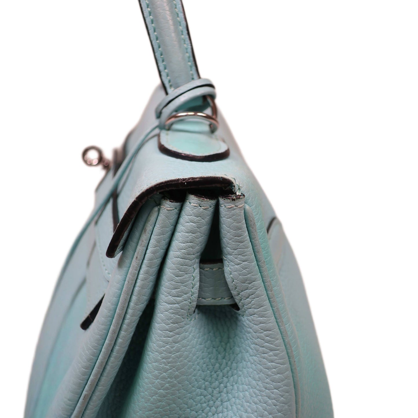Hermes Taurillon Clemence Leather Kelly Retourne 32