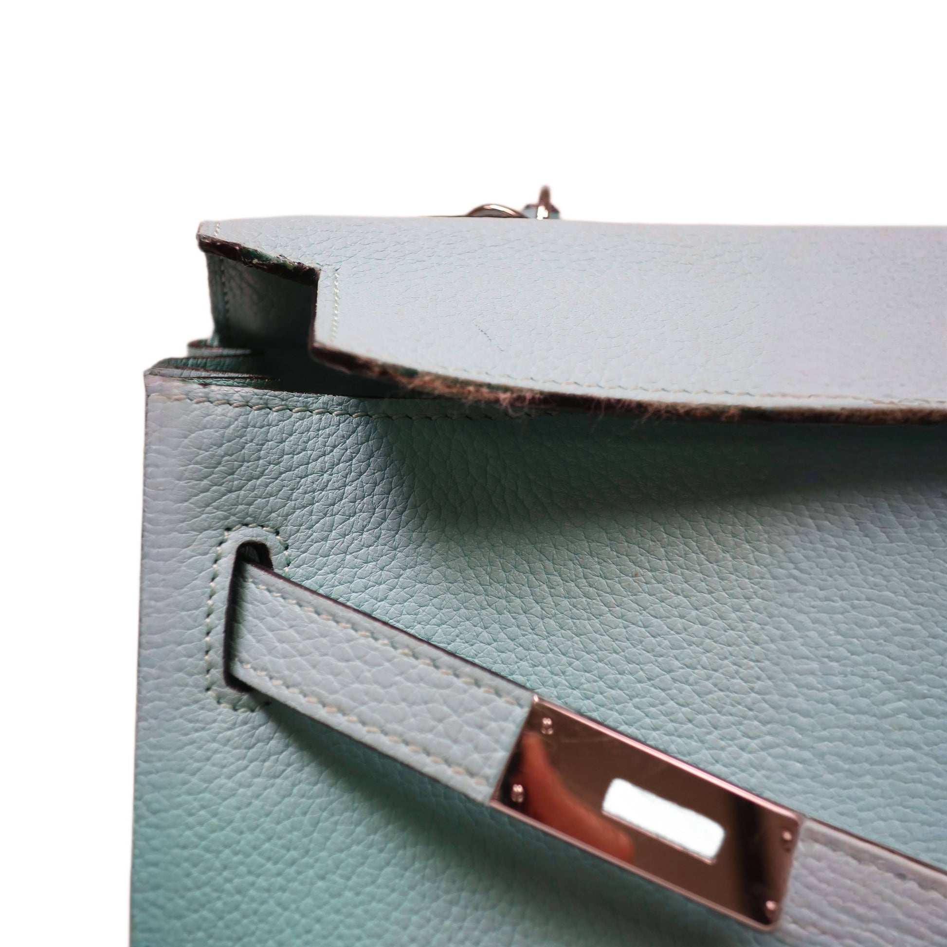 Hermes Taurillon Clemence Leather Kelly Retourne 32