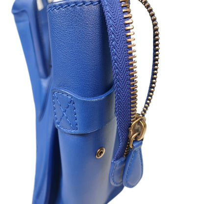 Celine  Smooth Calfskin Mini Luggage Royal Blue