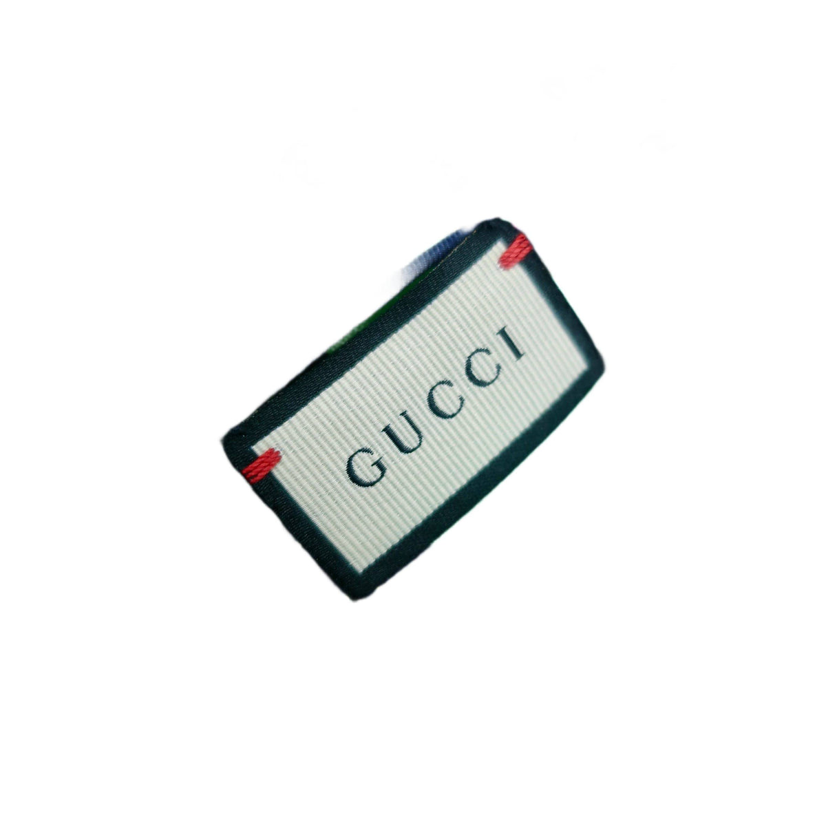 Gucci Logo Print Silk Pocket Square
