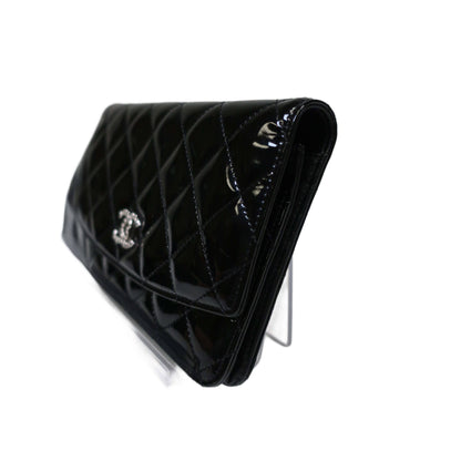CHANEL Brilliant WOC Patent Leather