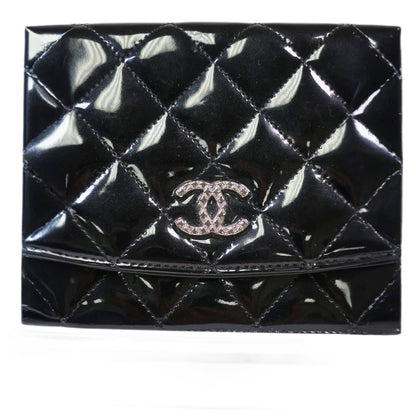 CHANEL Brilliant WOC Patent Leather