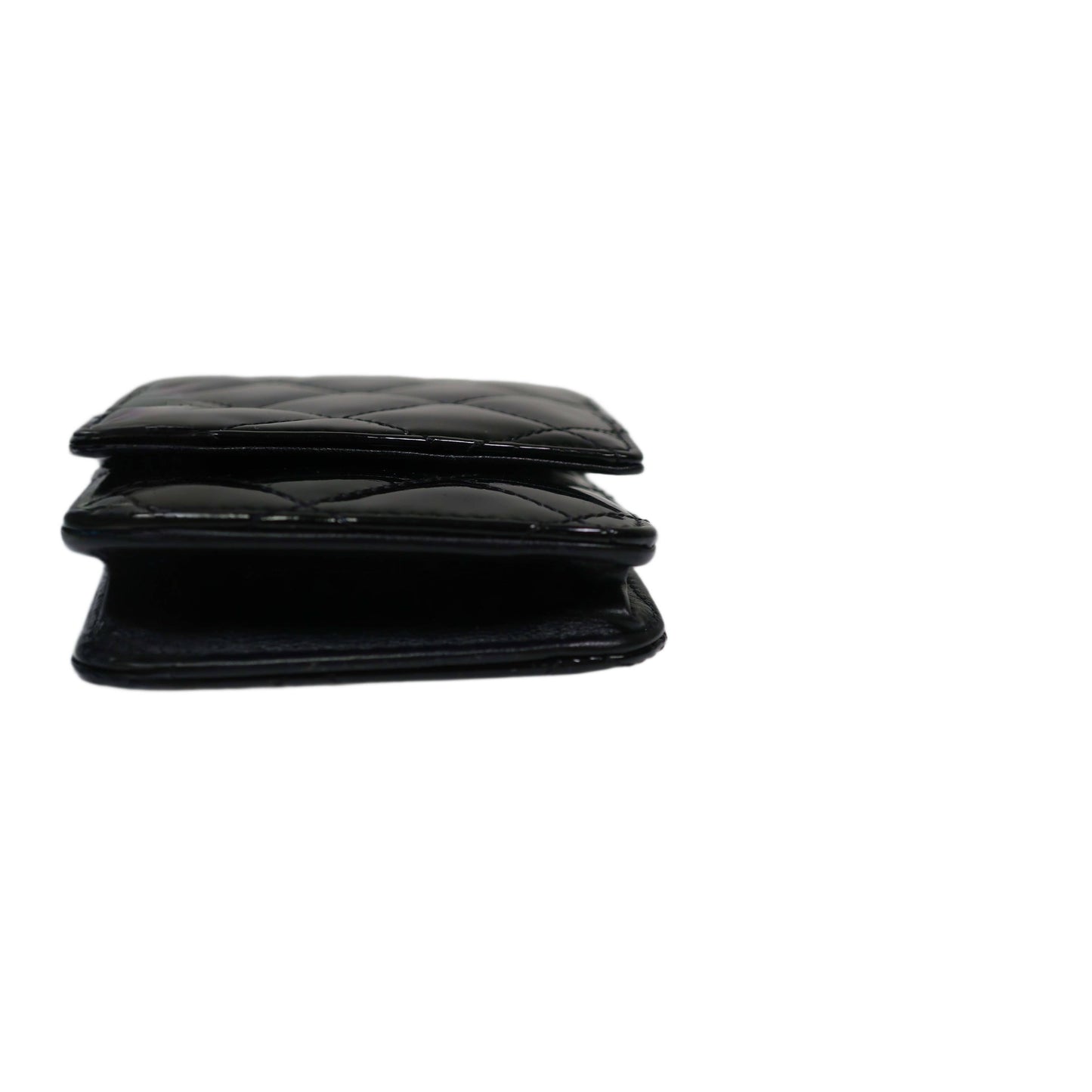 CHANEL Brilliant WOC Patent Leather