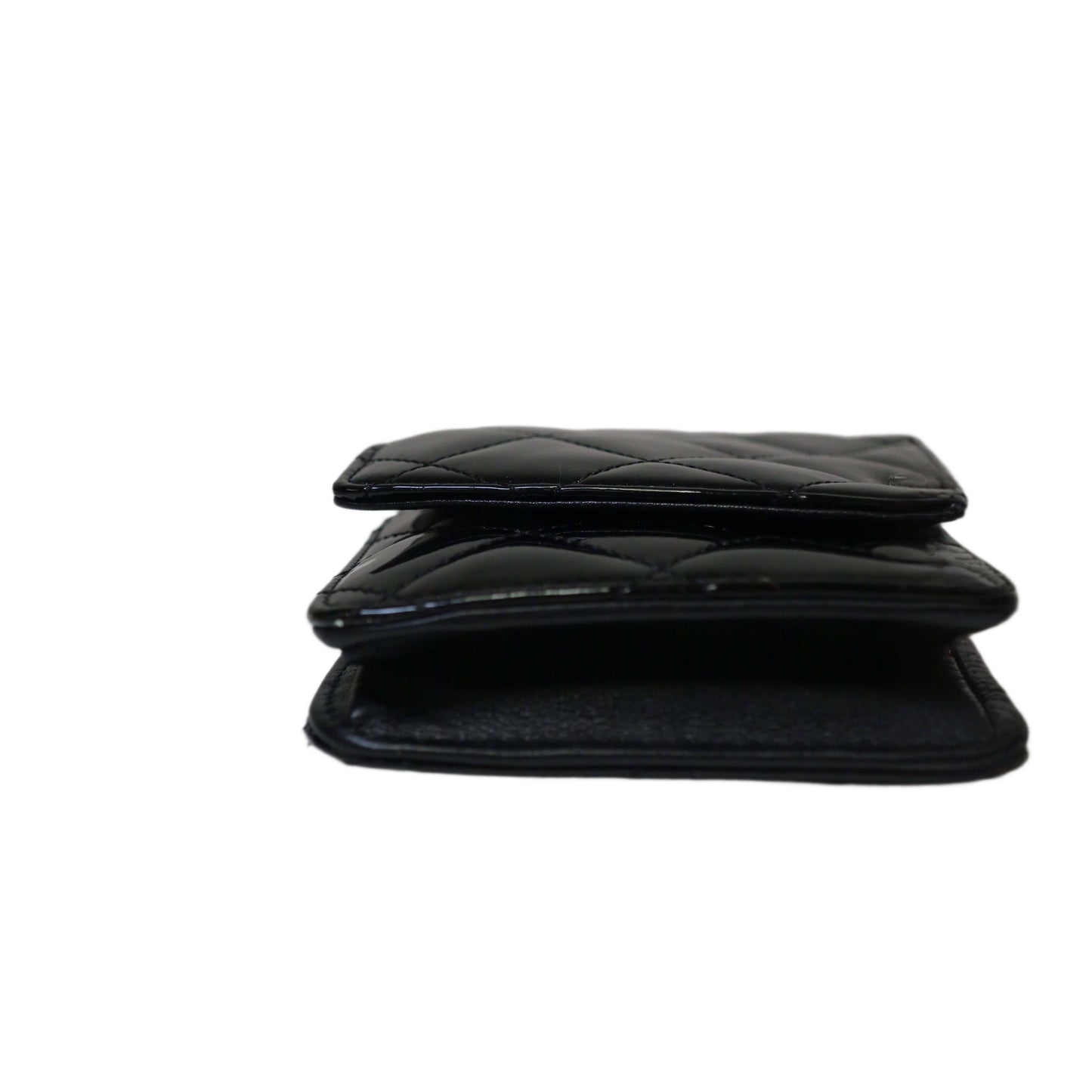 CHANEL Brilliant WOC Patent Leather