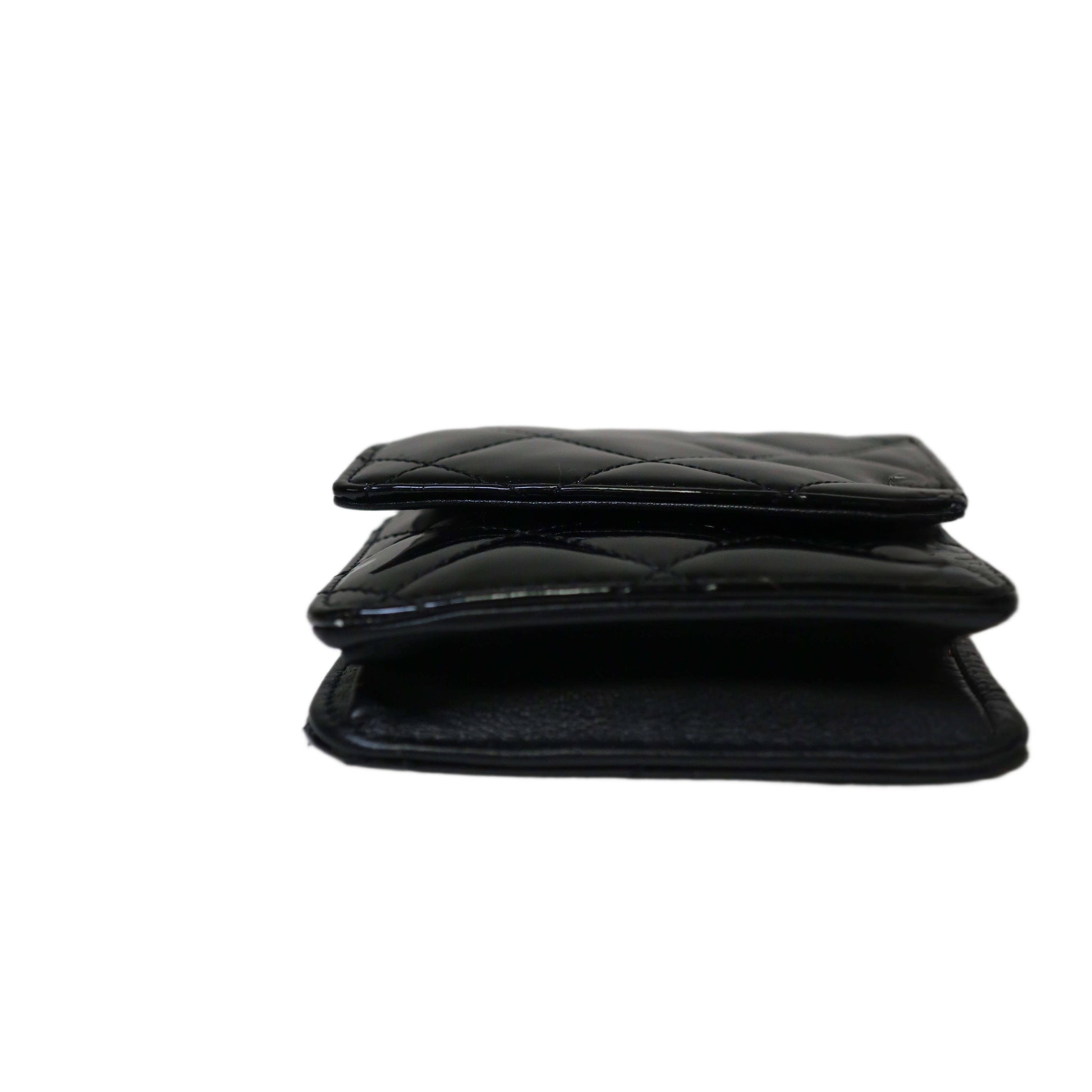 CHANEL Brilliant WOC Patent Leather