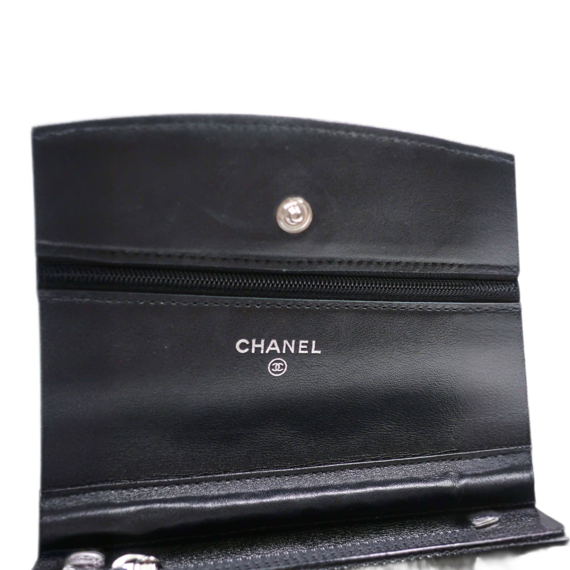 CHANEL Brilliant WOC Patent Leather