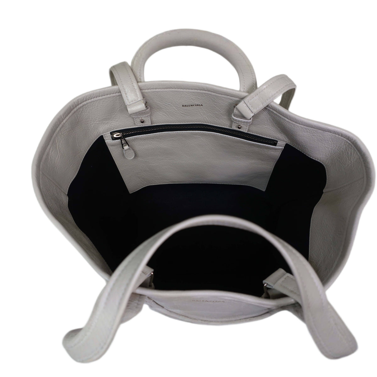 Balenciaga Barbes Medium East-West Leather Tote