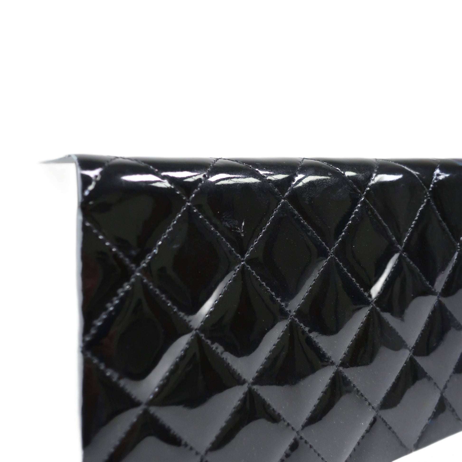 CHANEL Brilliant WOC Patent Leather