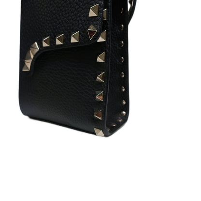 VALENTINO GARAVANI Black Small Rockstud Bag