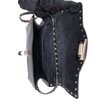 VALENTINO GARAVANI Black Small Rockstud Bag