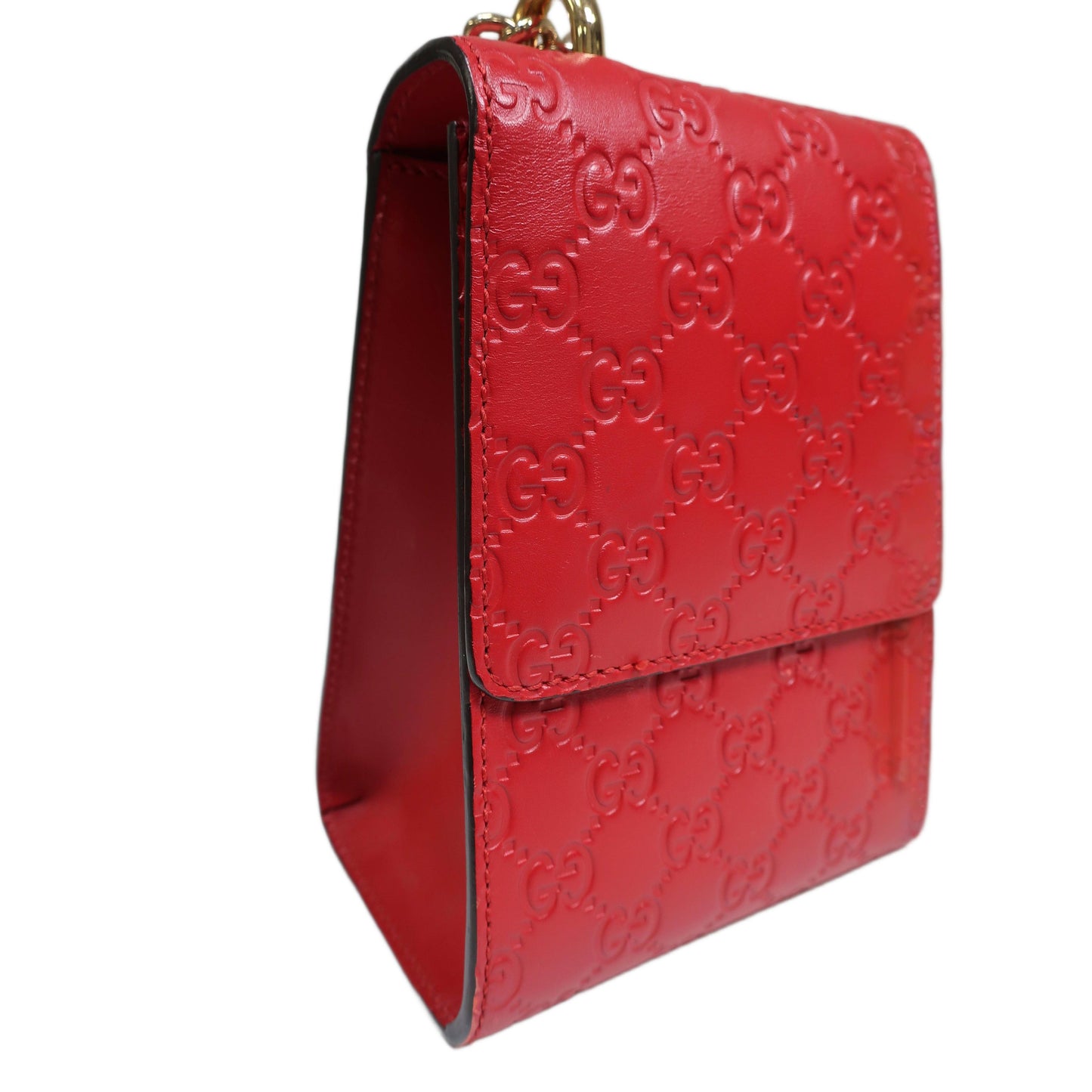 GUCCI Guccissima Medium Padlock Shoulder Bag