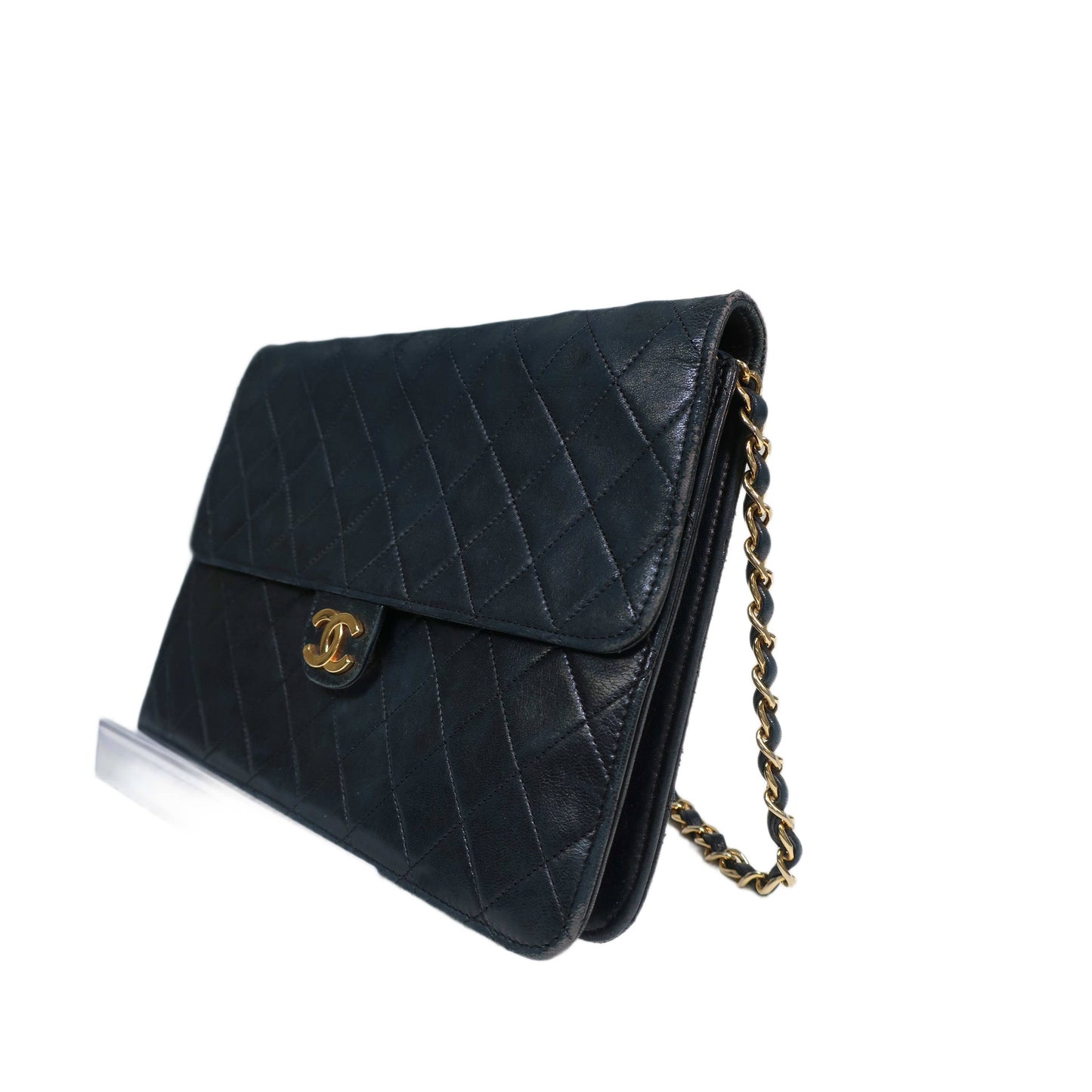 CHANEL Vintage Quilted Matelasse 25 Chain Shoulder Bag