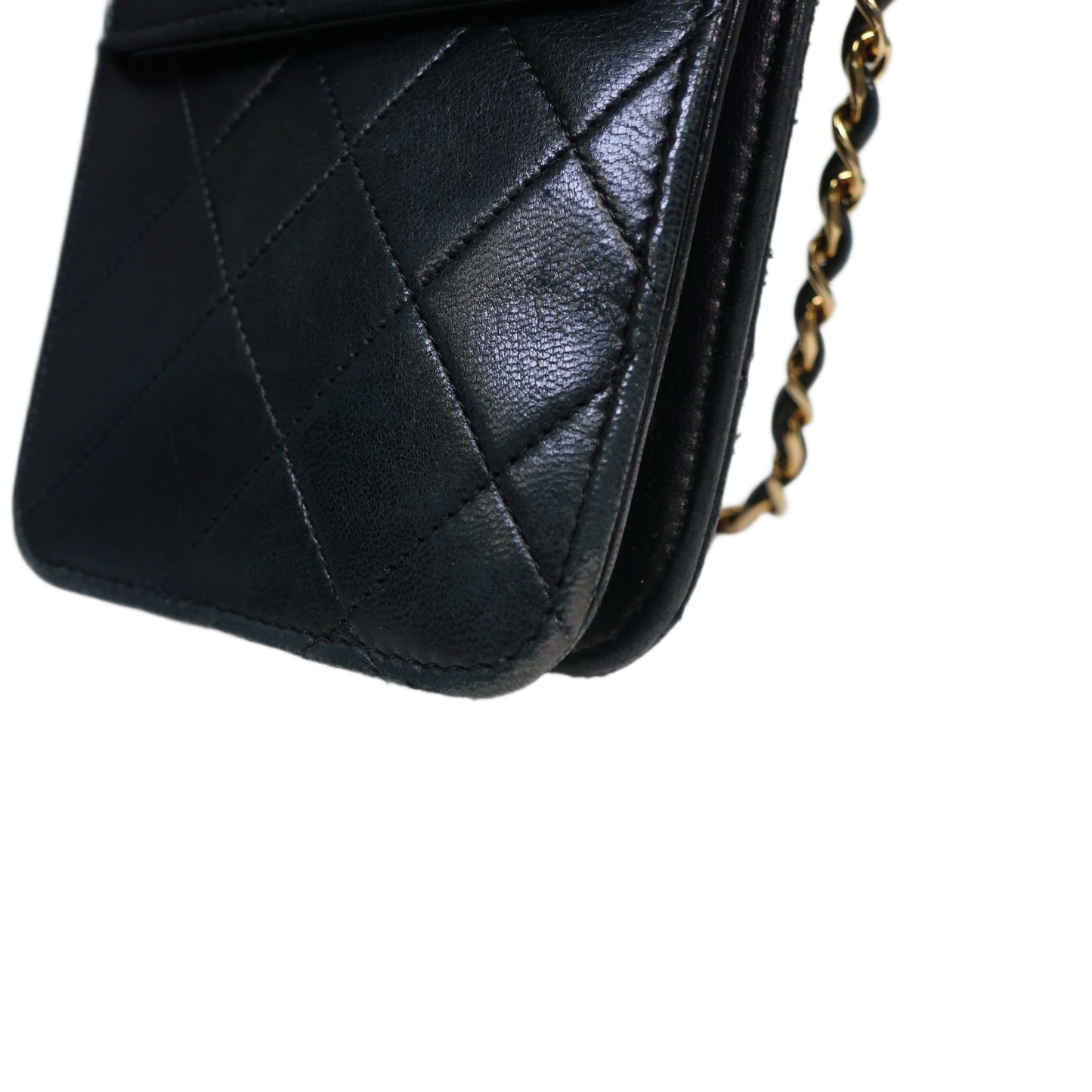 CHANEL Vintage Quilted Matelasse 25 Chain Shoulder Bag