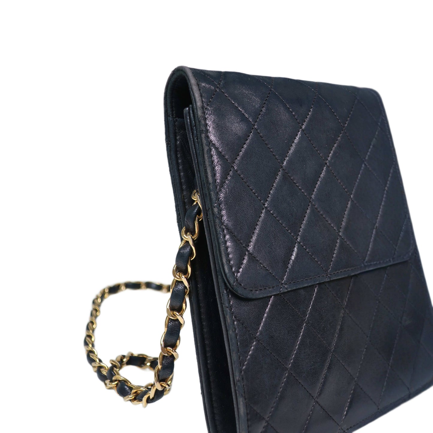 CHANEL Vintage Quilted Matelasse 25 Chain Shoulder Bag