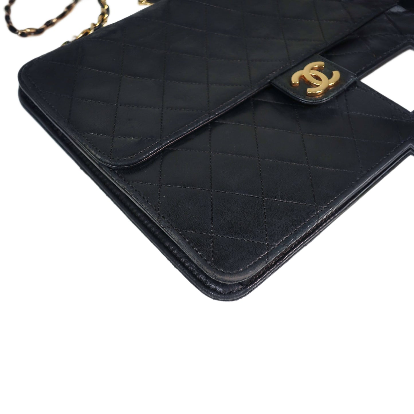 CHANEL Vintage Quilted Matelasse 25 Chain Shoulder Bag