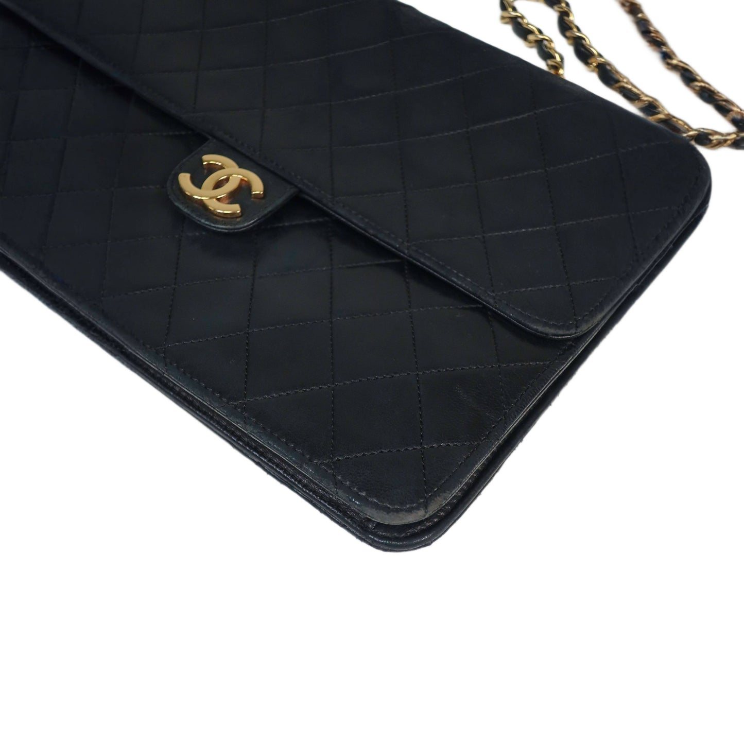 CHANEL Vintage Quilted Matelasse 25 Chain Shoulder Bag