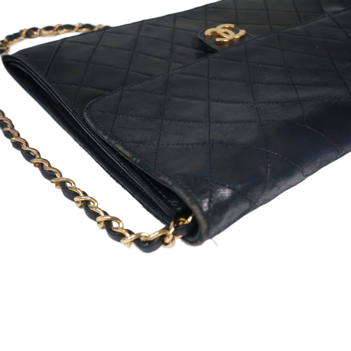 CHANEL Vintage Quilted Matelasse 25 Chain Shoulder Bag