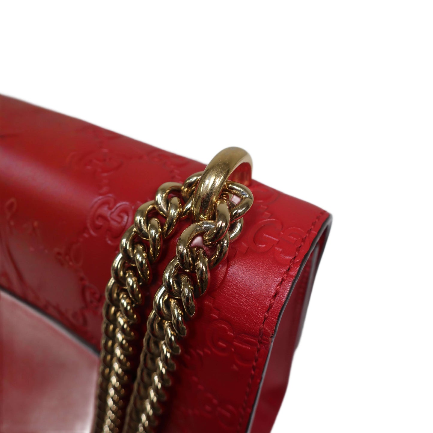 GUCCI Guccissima Medium Padlock Shoulder Bag