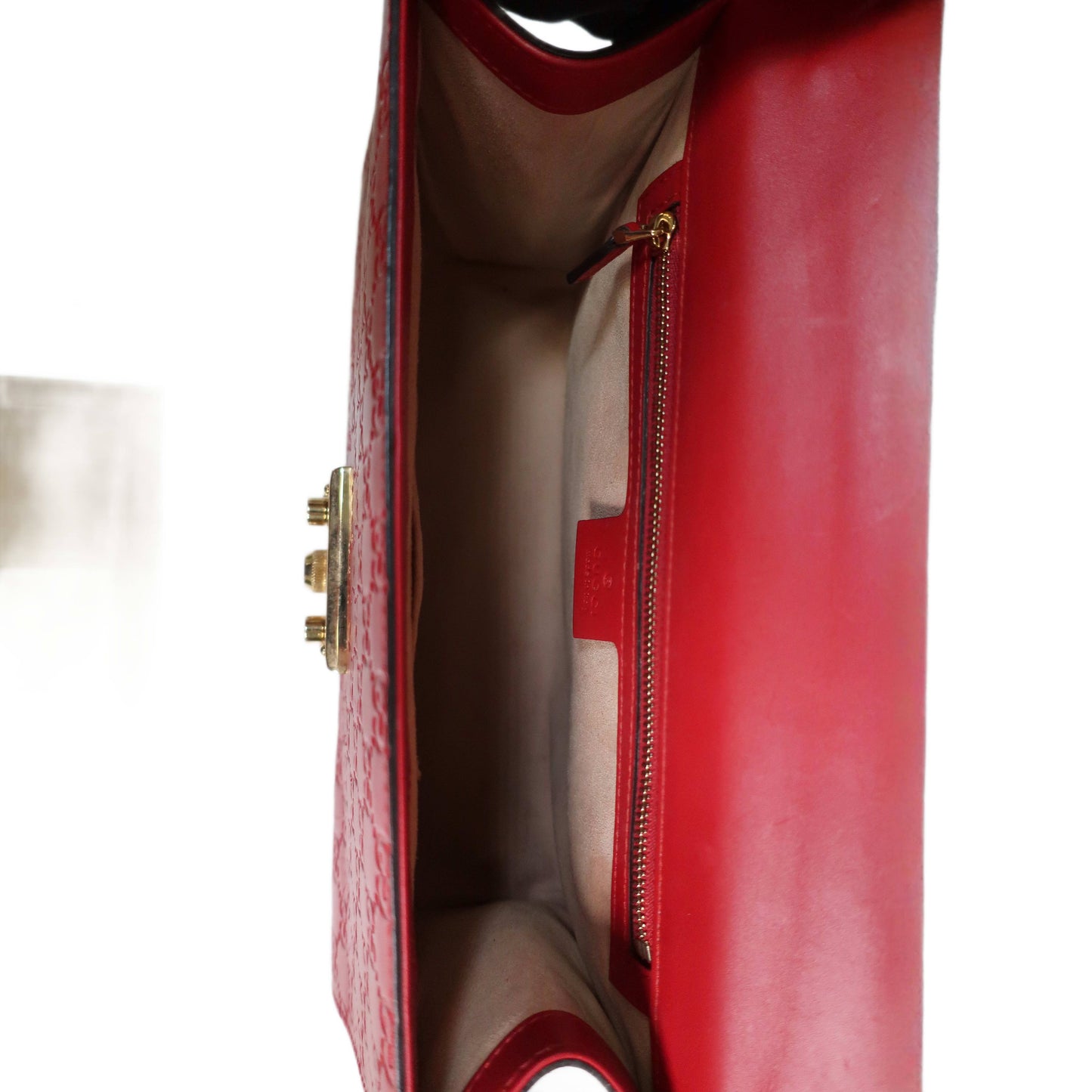 GUCCI Guccissima Medium Padlock Shoulder Bag