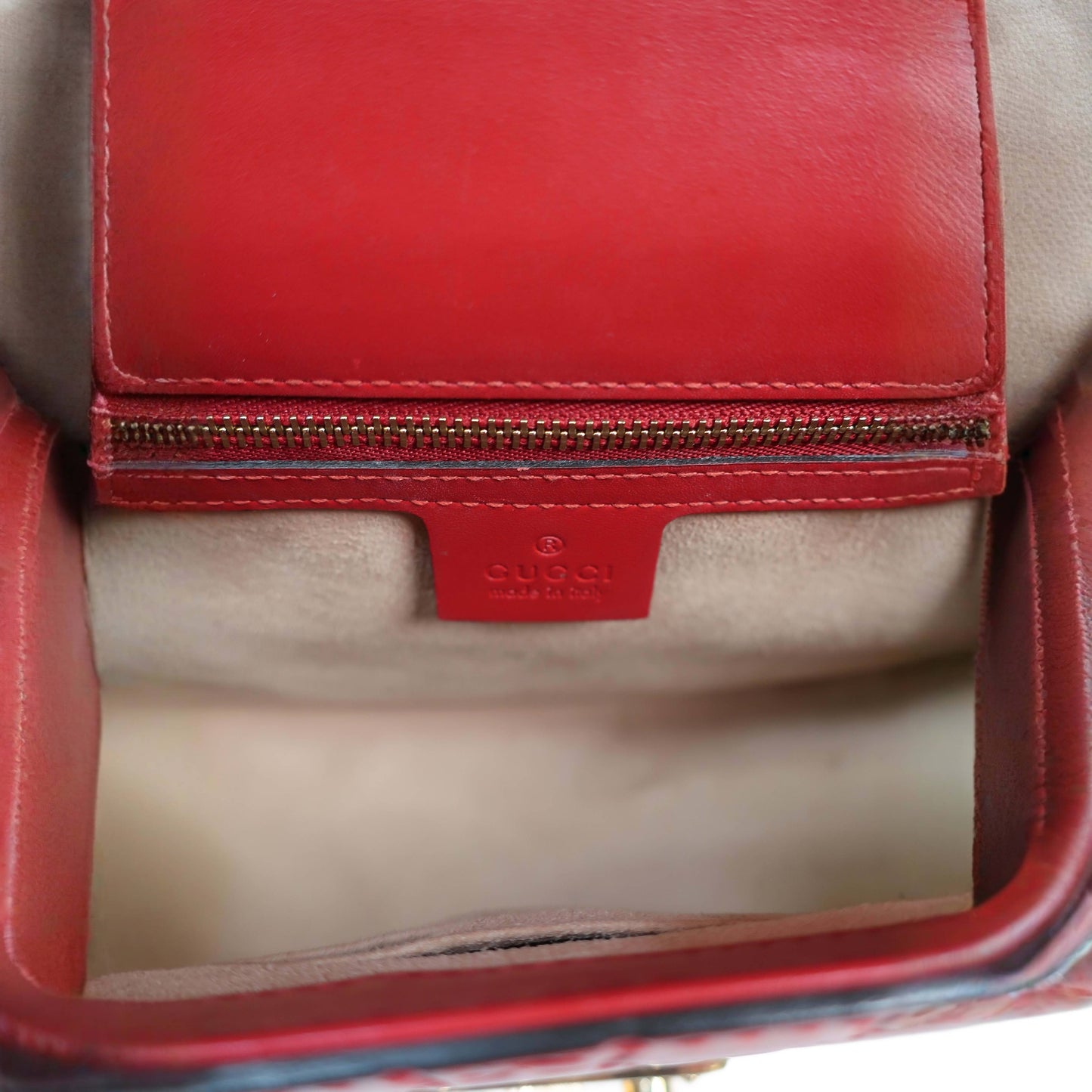 GUCCI Guccissima Medium Padlock Shoulder Bag