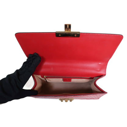 GUCCI Guccissima Medium Padlock Shoulder Bag