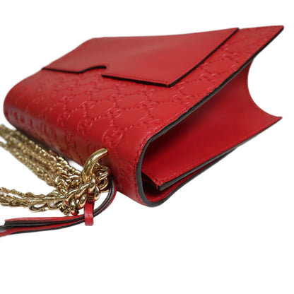 GUCCI Guccissima Medium Padlock Shoulder Bag