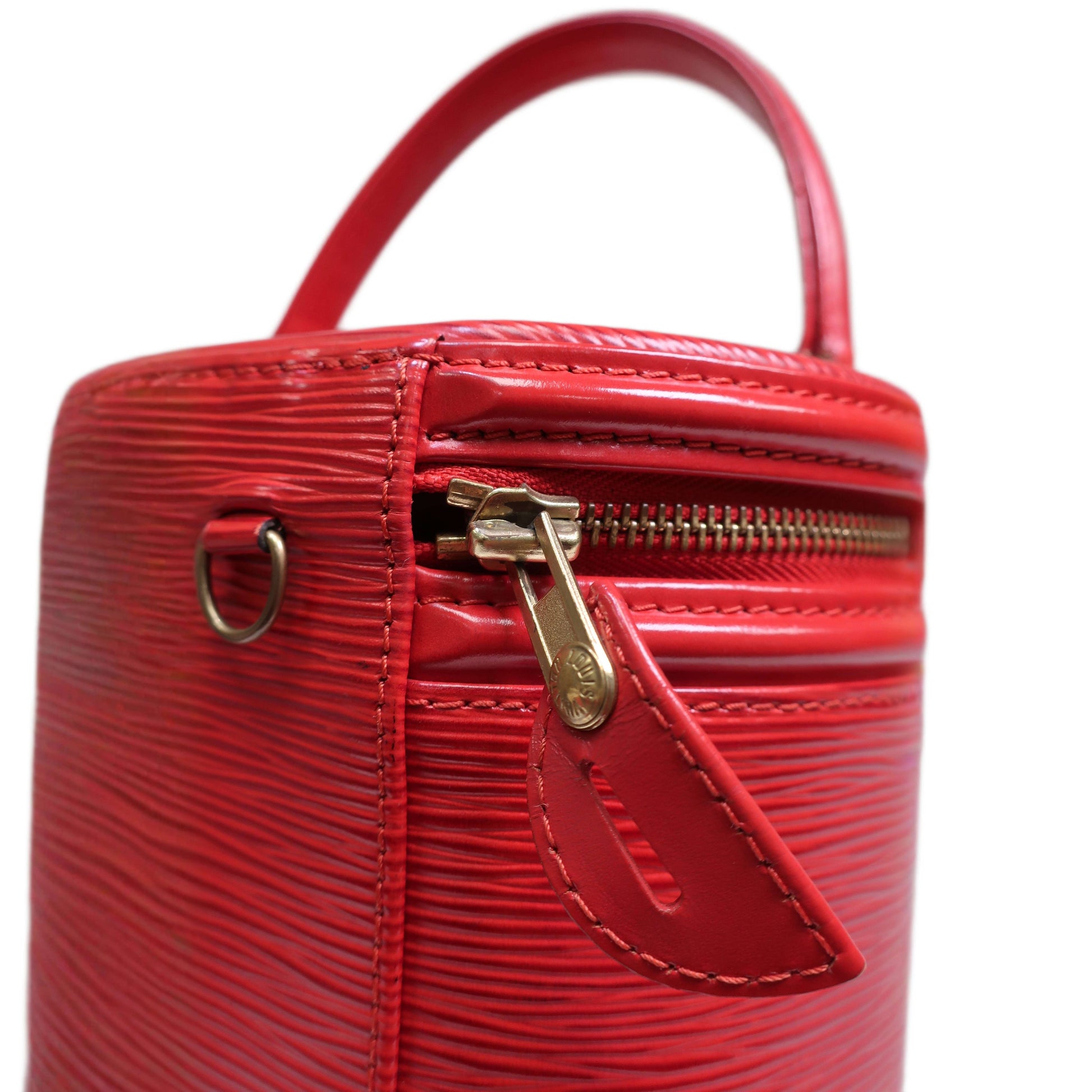 LOUIS VUITTON Epi Cannes Leather Cosmetics Vanity Handbag