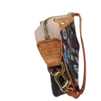 Louis Vuitton LV Accessories Pouch Bag In Black Monogram Multicolor