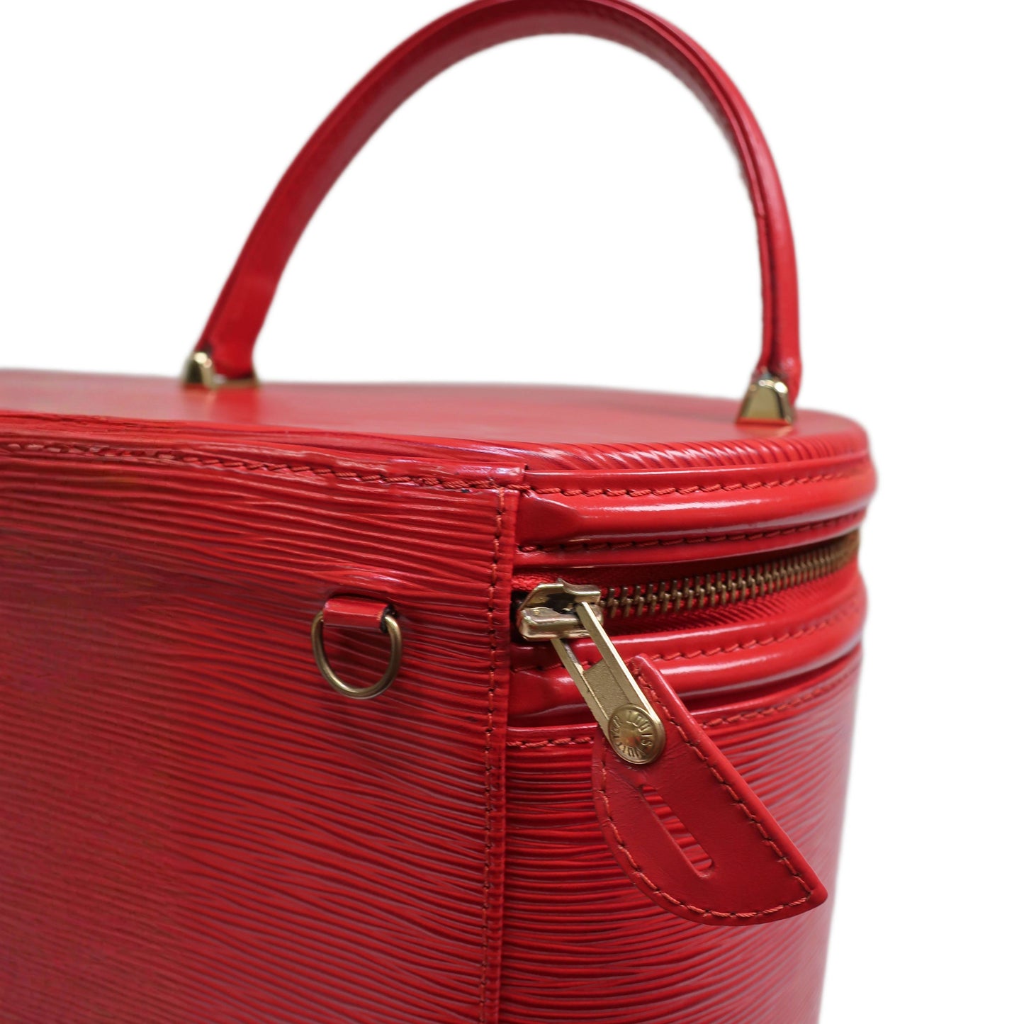 LOUIS VUITTON Epi Cannes Leather Cosmetics Vanity Handbag