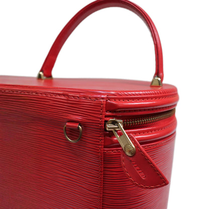 LOUIS VUITTON Epi Cannes Leather Cosmetics Vanity Handbag
