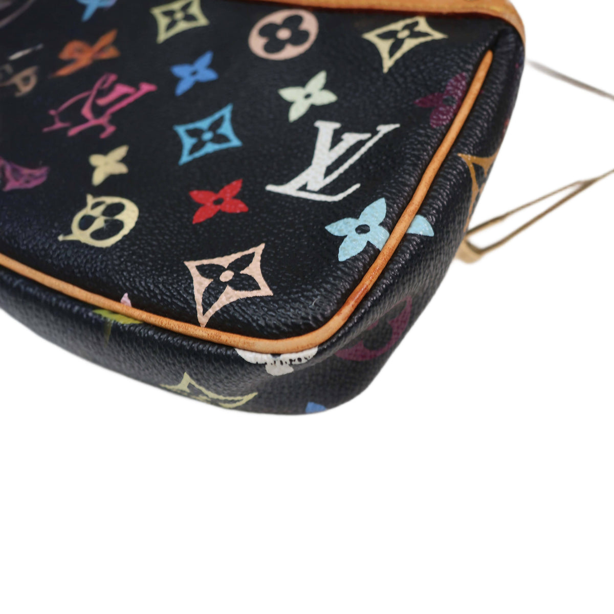 Louis Vuitton LV Accessories Pouch Bag In Black Monogram Multicolor