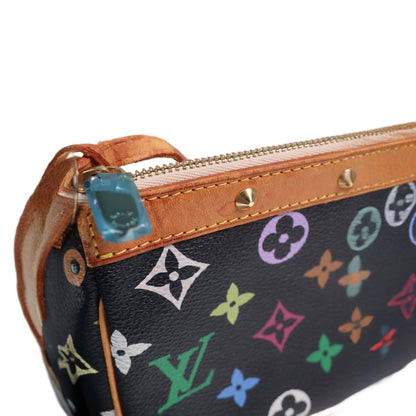 Louis Vuitton LV Accessories Pouch Bag In Black Monogram Multicolor
