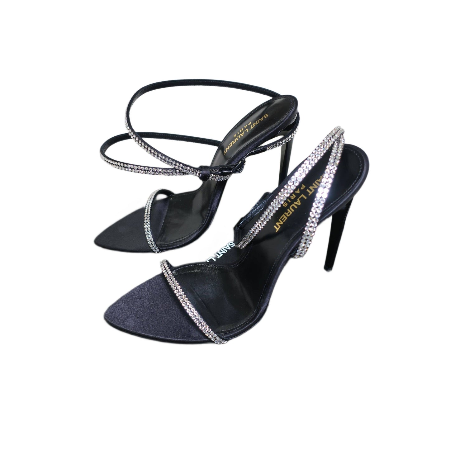 SAINT LAURENT Georgia Sandals In Black
