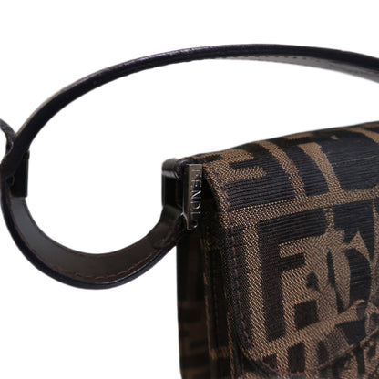 FENDI Mamma Baguette Shoulder Zucca HandBag