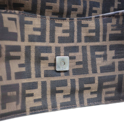 FENDI Mamma Baguette Shoulder Zucca HandBag