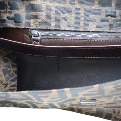 FENDI Mamma Baguette Shoulder Zucca HandBag