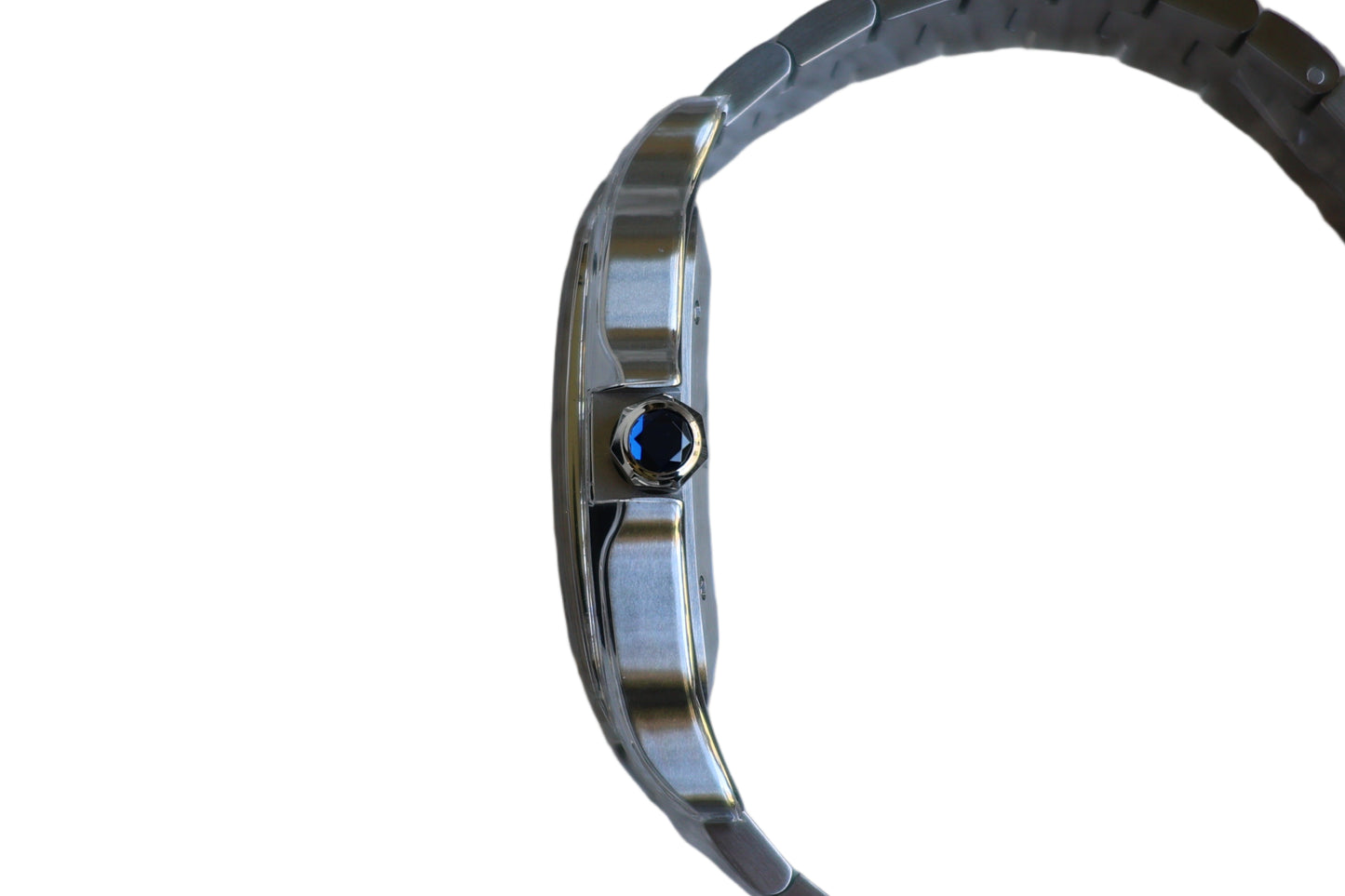 Cartier Santos de Cartier Stainless Steel White Dial Large Model