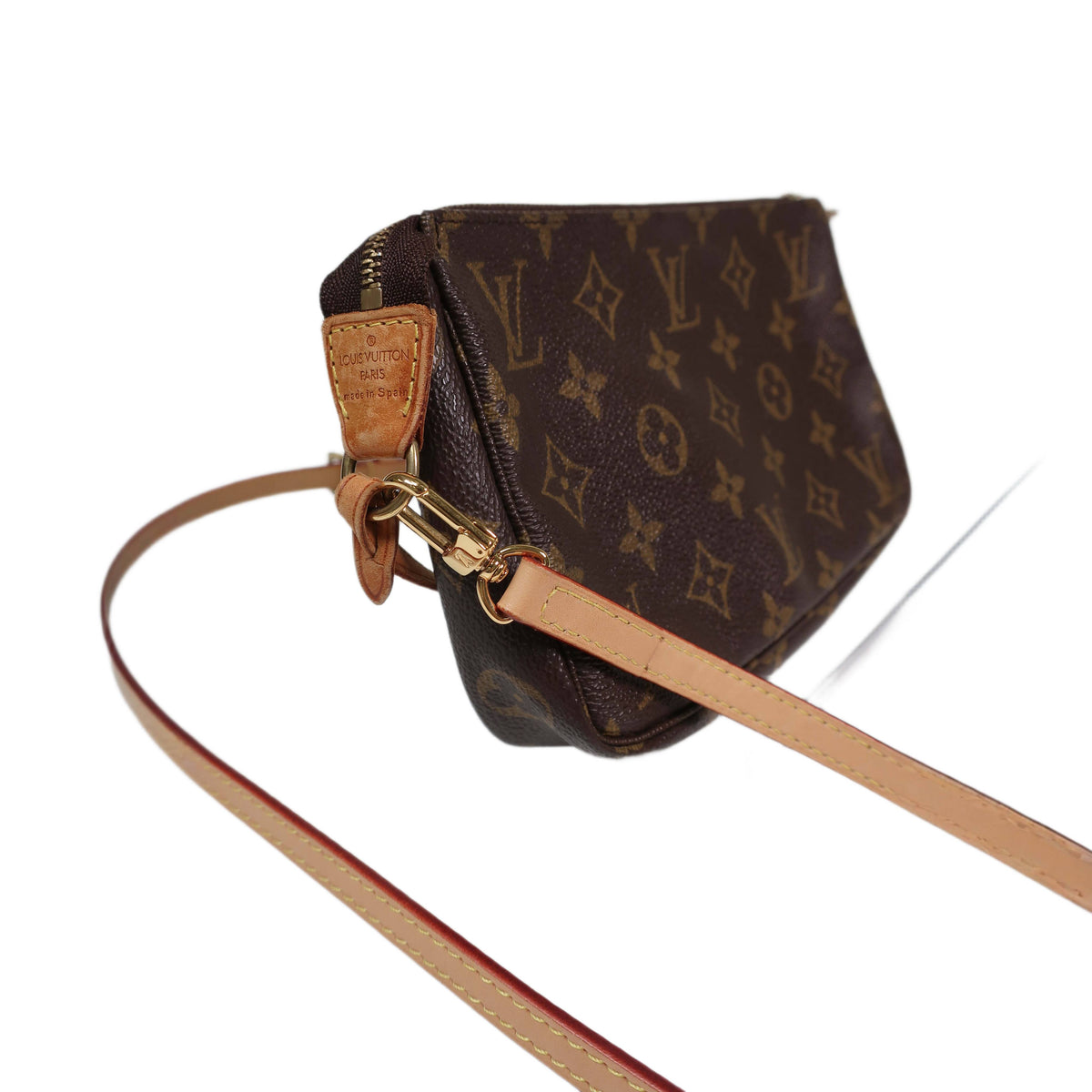 LOUIS VUITTON Monogram Pochette with Straps