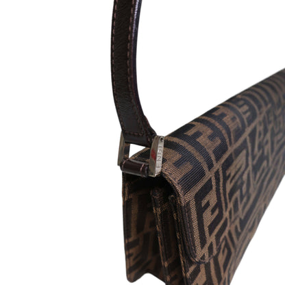 FENDI Mamma Baguette Shoulder Zucca HandBag
