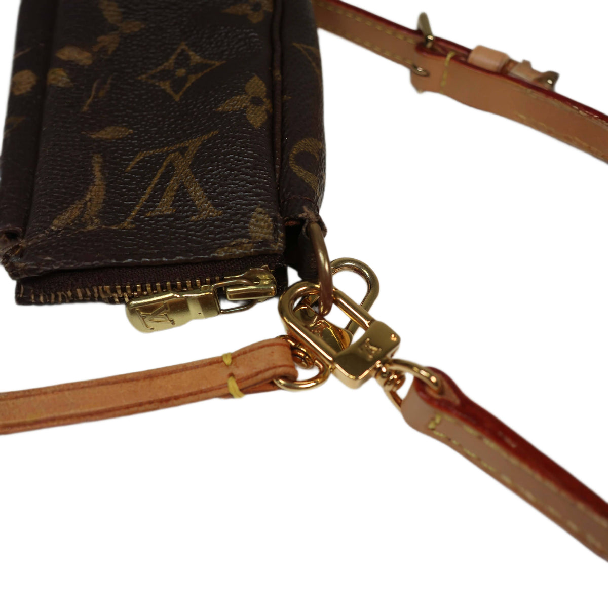 LOUIS VUITTON Monogram Pochette with Straps
