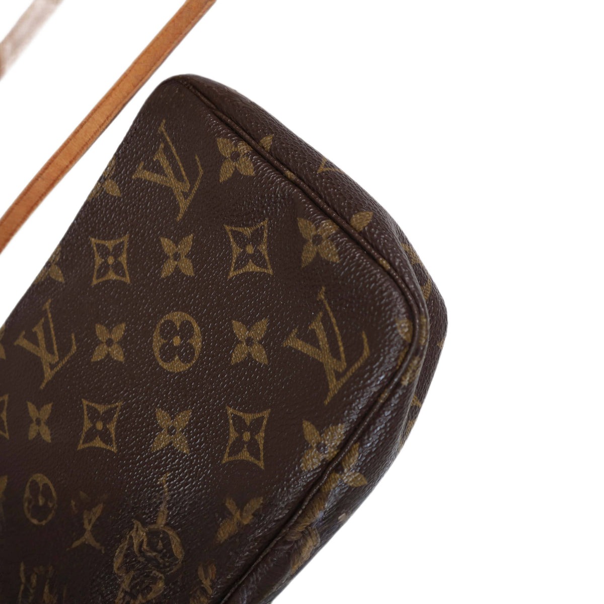 LOUIS VUITTON Monogram Pochette with Straps