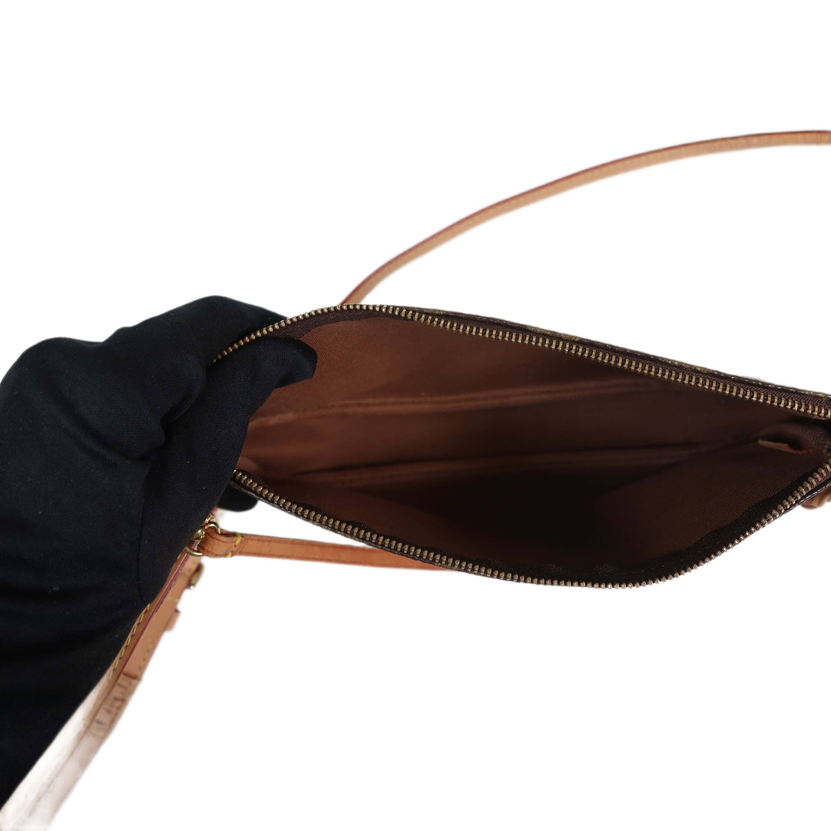 LOUIS VUITTON Monogram Pochette with Straps