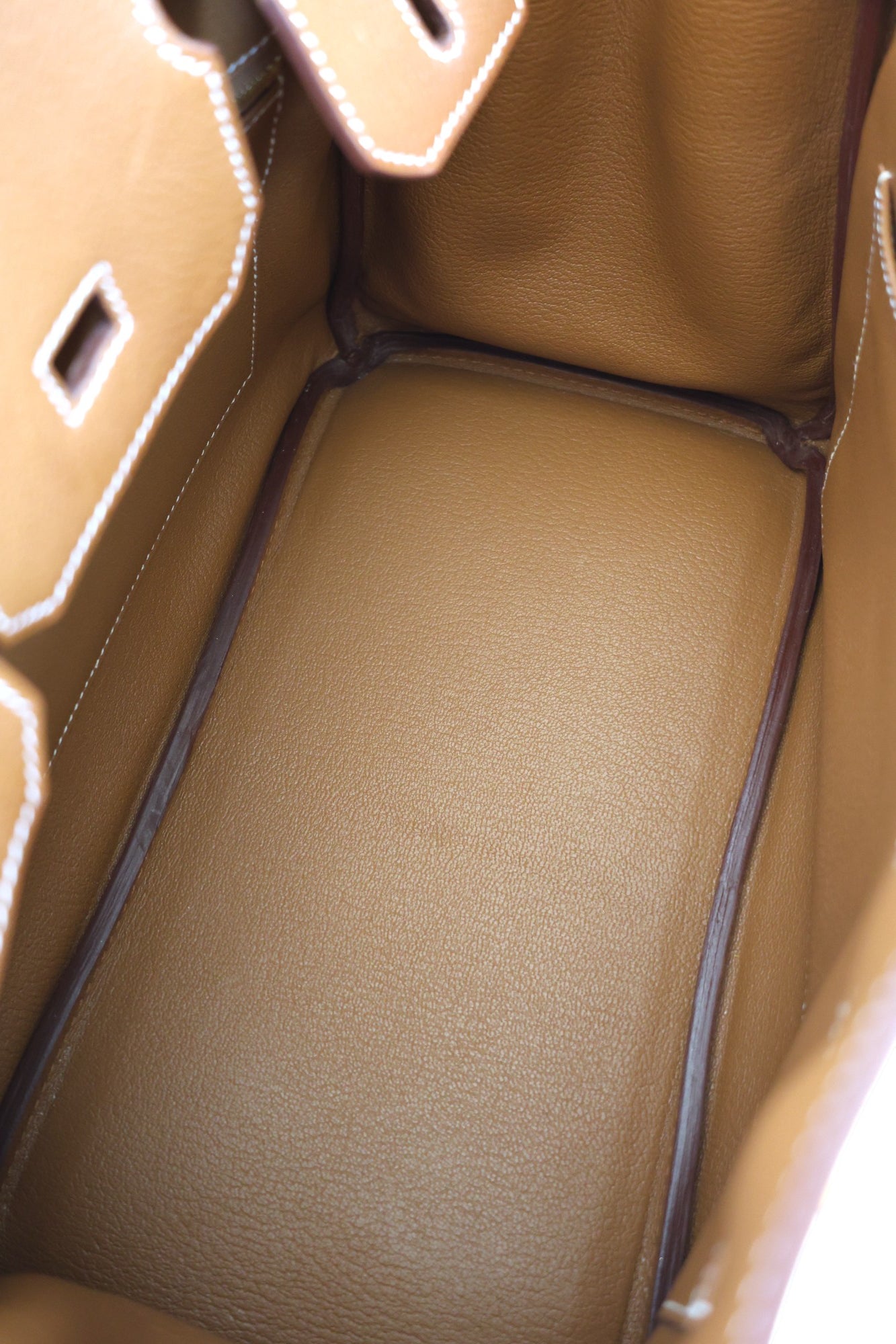 Hermès Birkin 30 Fauve Barenia Faubourg with Gold Hardware Stamp C 2018